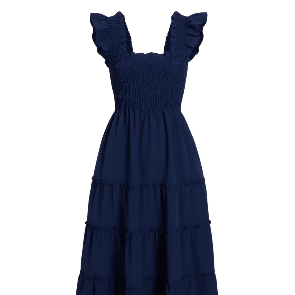 The Crepe Ellie Nap Dress - Navy Crepe